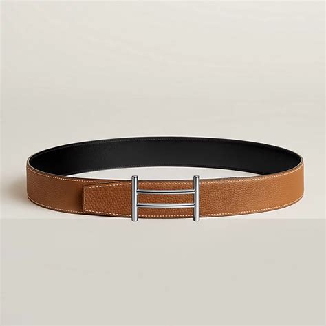 cintura hermes con fibbia nera|Hermès.